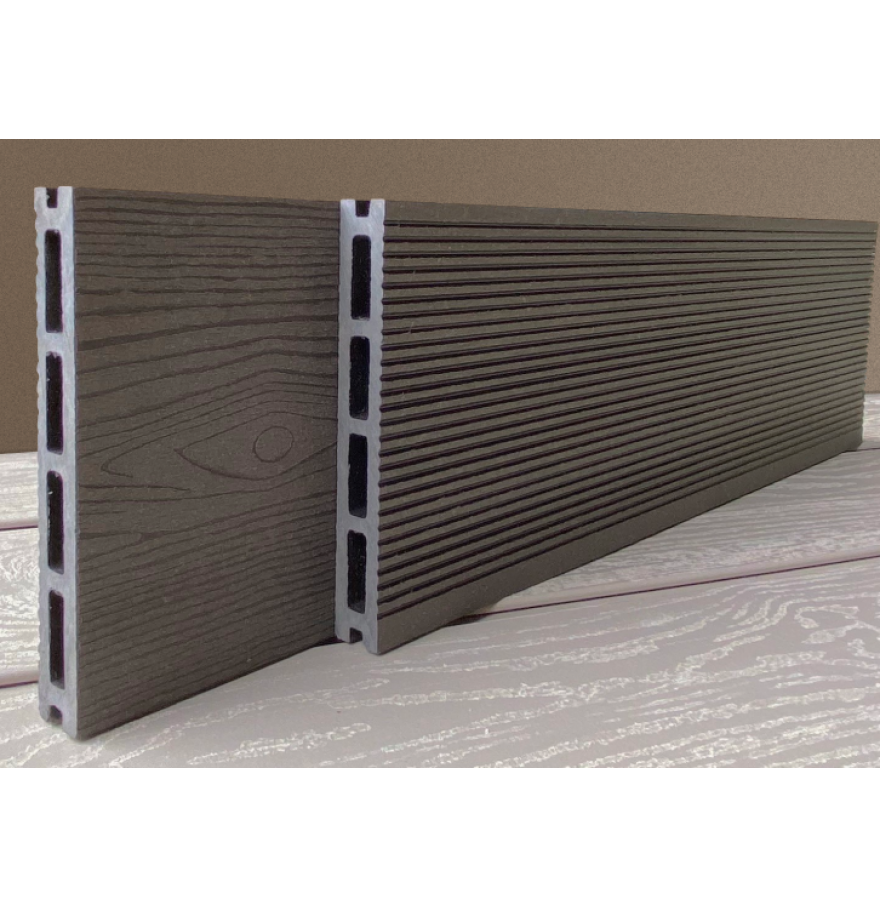 Террасная доска из ДПК Best Decking Light Тиснение/Вельвет, цвет Венге 6 пог.м.